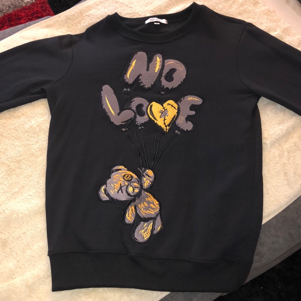 Retro Label (No Love) Sweater NWOT